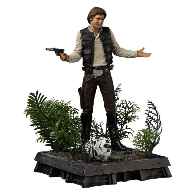 Iron Studios Star Wars - Han Solo (Episodio VI) Arte Escala 1/10 - El Retorno del Jedi