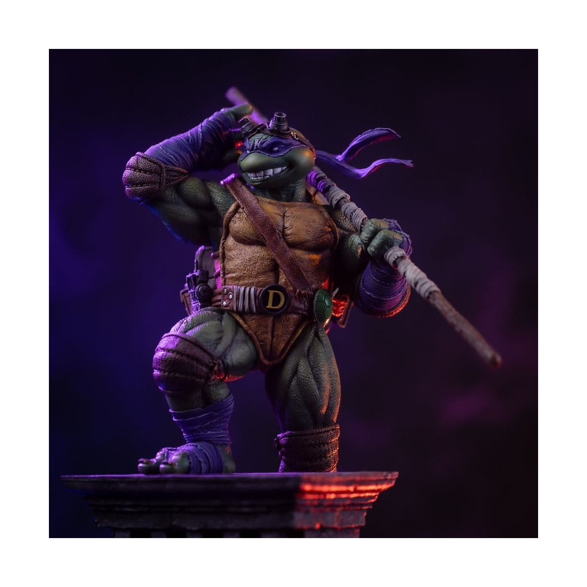 Iron Studios - TMNT - Donatello Unleashed Art Escala 1/10 - Teenage Mutant Ninja Turtles