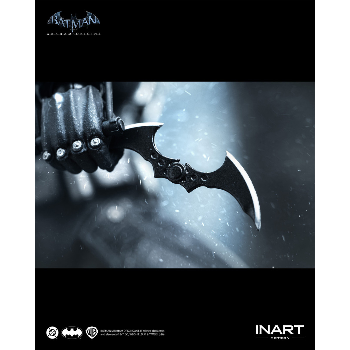 INART - Batman (Battle Damaged Version) - Batman: Arkham Origins Figura a escala 1/12