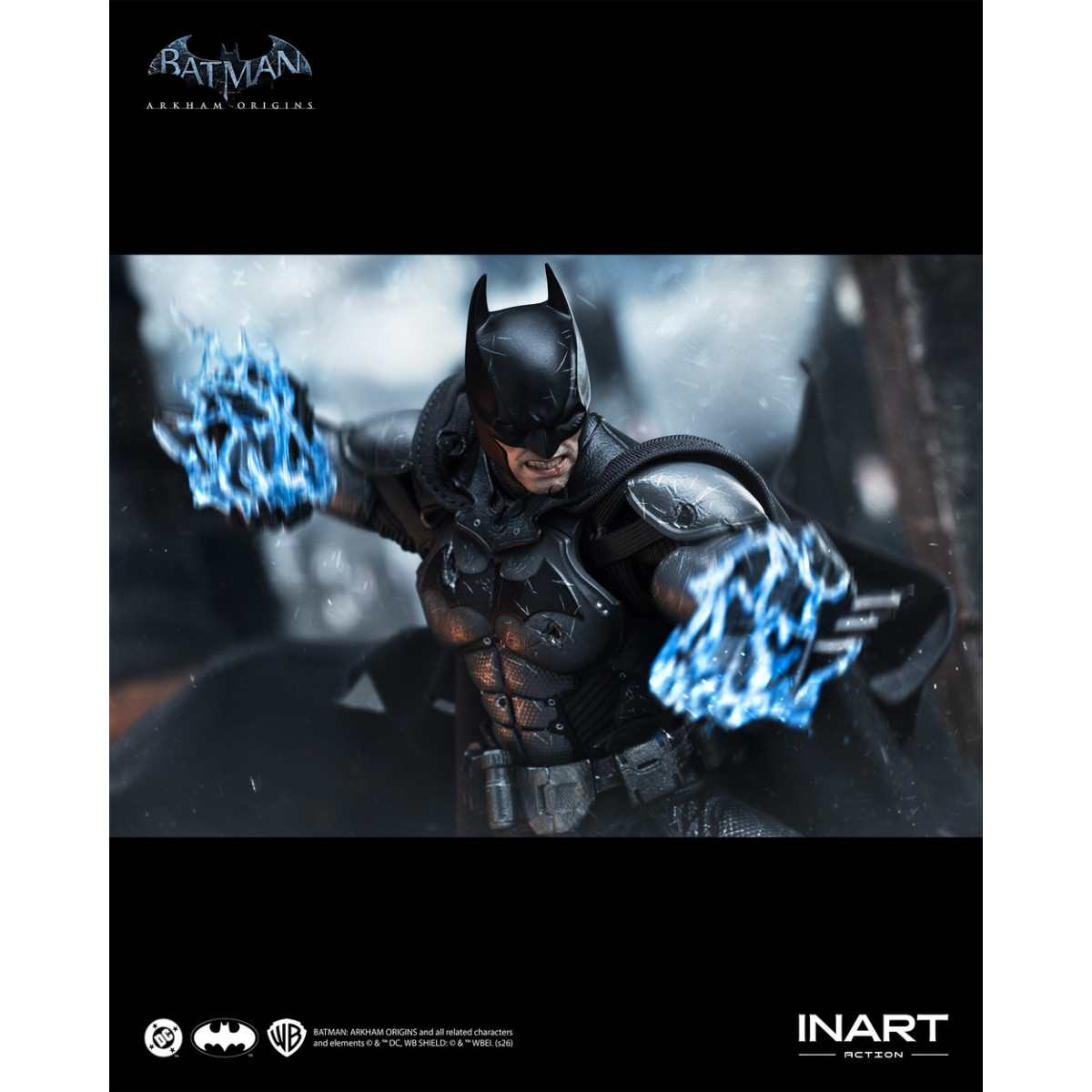 INART - Batman (Battle Damaged Version) - Batman: Arkham Origins Figura a escala 1/12