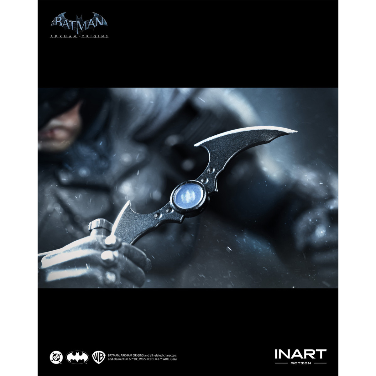 INART - Batman (Battle Damaged Version) - Batman: Arkham Origins Figura a escala 1/12