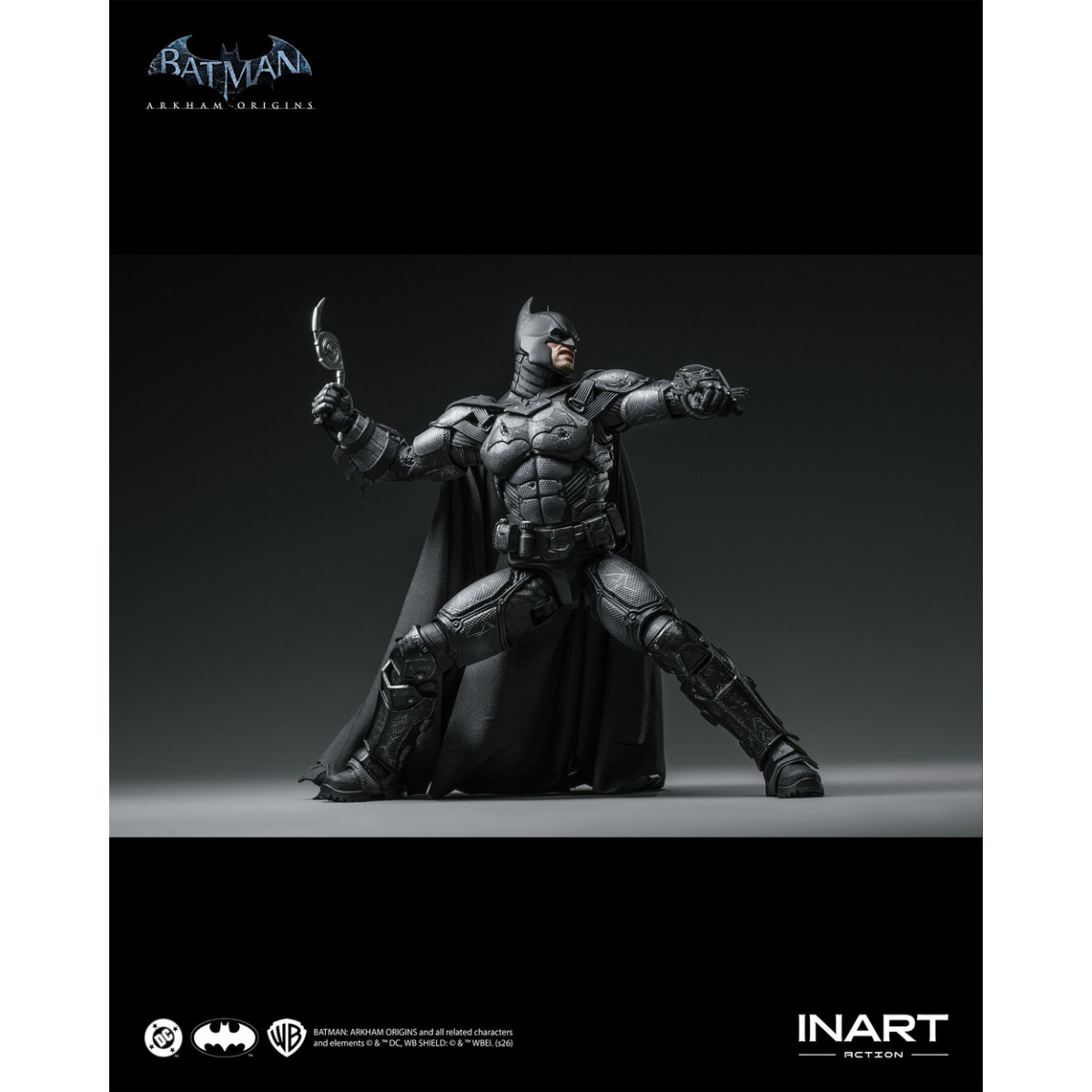 INART - Batman (Battle Damaged Version) - Batman: Arkham Origins Figura a escala 1/12