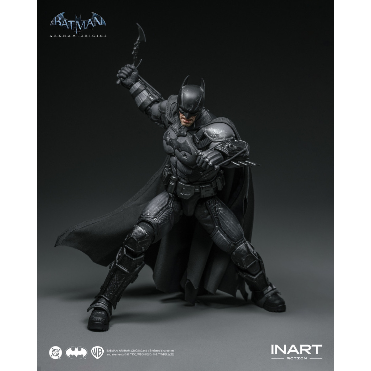 INART - Batman (Battle Damaged Version) - Batman: Arkham Origins Figura a escala 1/12