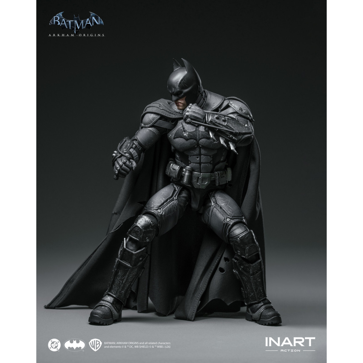 INART - Batman (Battle Damaged Version) - Batman: Arkham Origins Figura a escala 1/12