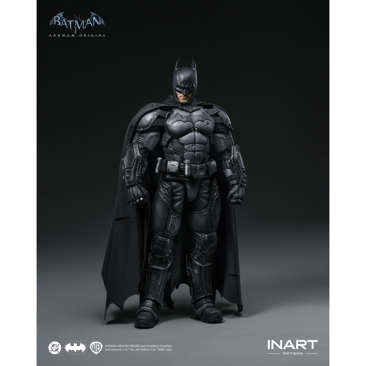 INART - Batman (Battle Damaged Version) - Batman: Arkham Origins Figura a escala 1/12