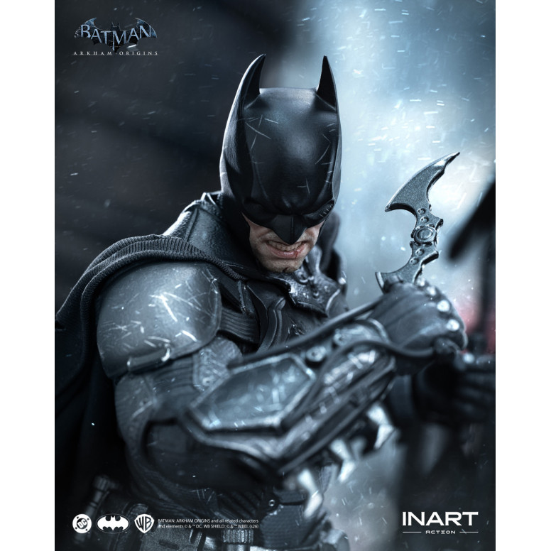 INART - Batman (Battle Damaged Version) - Batman: Arkham Origins Figura a escala 1/12