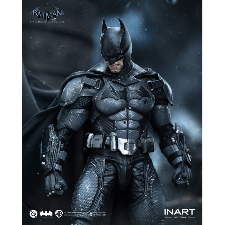 INART - Batman (Battle Damaged Version) - Batman: Arkham Origins Figura a escala 1/12