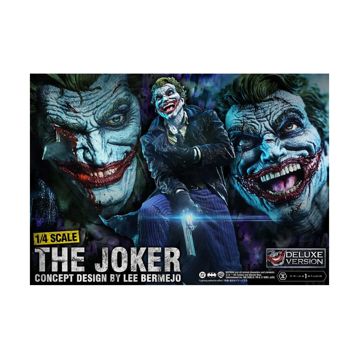 Prime 1 Studio - The Joker (Diseño conceptual de Lee Bermejo) DX Bonus Version - Ultimate Premium Masterline Series 1/4