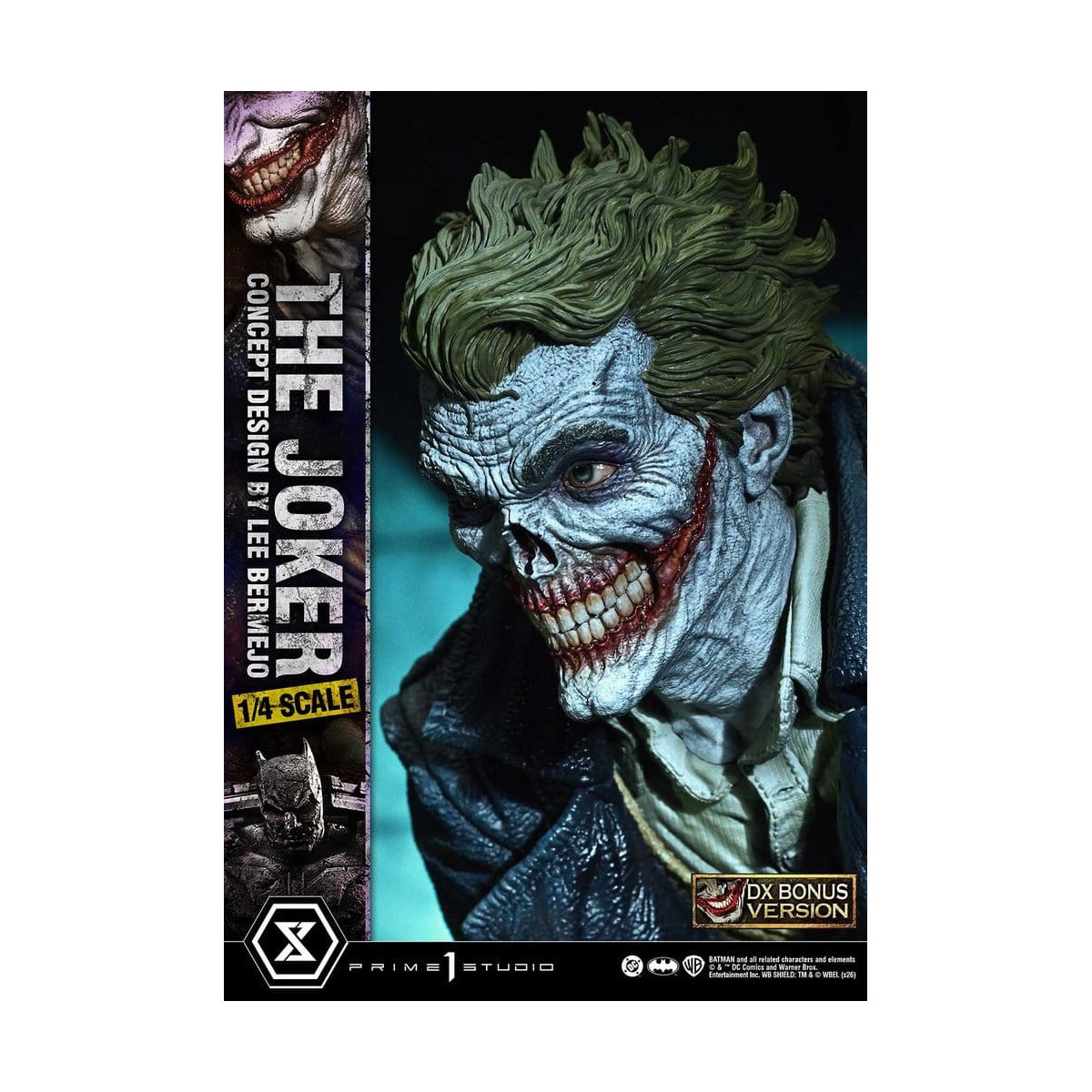 Prime 1 Studio - The Joker (Diseño conceptual de Lee Bermejo) DX Bonus Version - Ultimate Premium Masterline Series 1/4