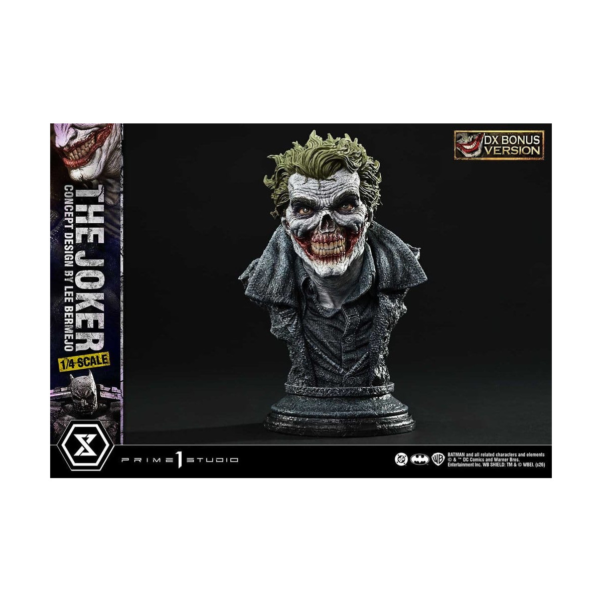 Prime 1 Studio - The Joker (Diseño conceptual de Lee Bermejo) DX Bonus Version - Ultimate Premium Masterline Series 1/4