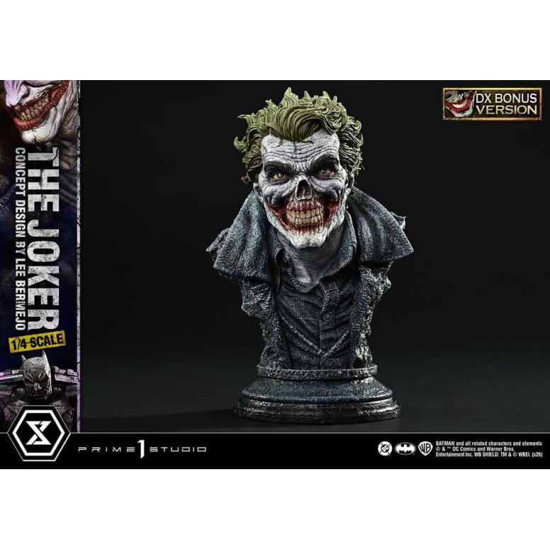 Prime 1 Studio - The Joker (Diseño conceptual de Lee Bermejo) DX Bonus Version - Ultimate Premium Masterline Series 1/4