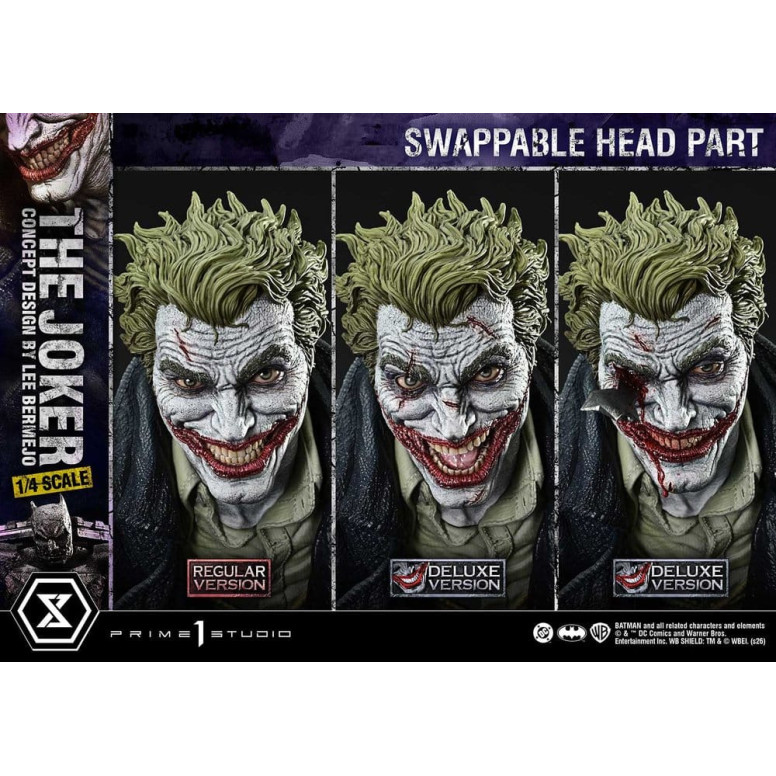 Prime 1 Studio - The Joker (Diseño conceptual de Lee Bermejo) DX Bonus Version - Ultimate Premium Masterline Series 1/4