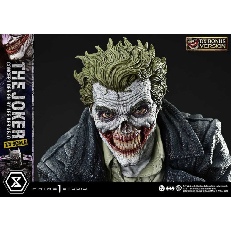 Prime 1 Studio - The Joker (Diseño conceptual de Lee Bermejo) DX Bonus Version - Ultimate Premium Masterline Series 1/4