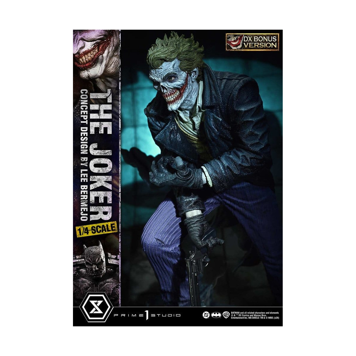 Prime 1 Studio - The Joker (Diseño conceptual de Lee Bermejo) DX Bonus Version - Ultimate Premium Masterline Series 1/4