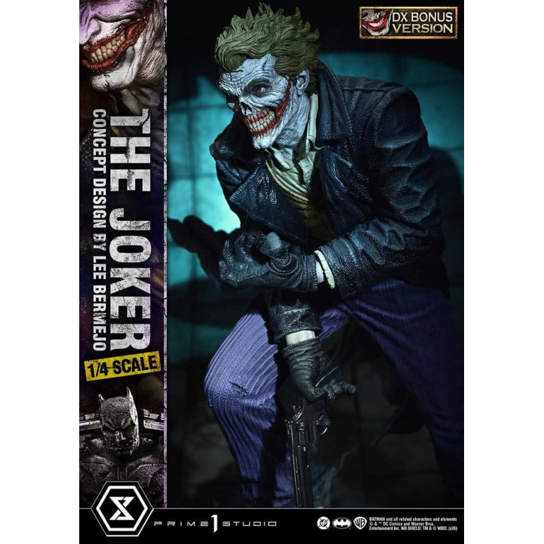 Prime 1 Studio - The Joker (Diseño conceptual de Lee Bermejo) DX Bonus Version - Ultimate Premium Masterline Series 1/4