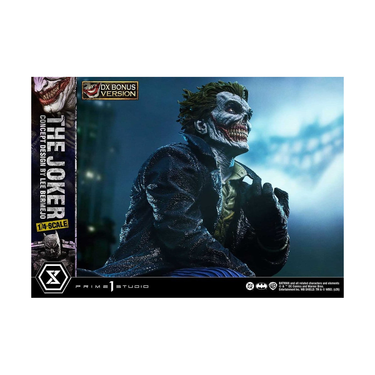 Prime 1 Studio - The Joker (Diseño conceptual de Lee Bermejo) DX Bonus Version - Ultimate Premium Masterline Series 1/4
