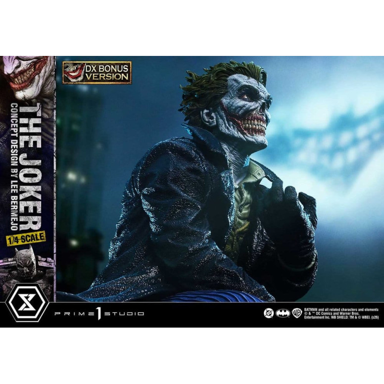 Prime 1 Studio - The Joker (Diseño conceptual de Lee Bermejo) DX Bonus Version - Ultimate Premium Masterline Series 1/4