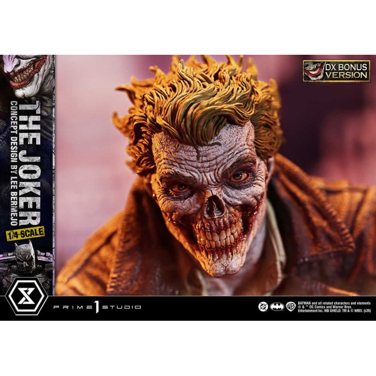 Prime 1 Studio - The Joker (Diseño conceptual de Lee Bermejo) DX Bonus Version - Ultimate Premium Masterline Series 1/4