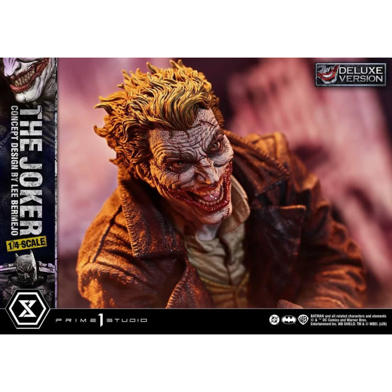 Prime 1 Studio - The Joker (Diseño conceptual de Lee Bermejo) DX Bonus Version - Ultimate Premium Masterline Series 1/4