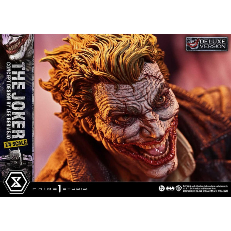 Prime 1 Studio - The Joker (Diseño conceptual de Lee Bermejo) DX Bonus Version - Ultimate Premium Masterline Series 1/4