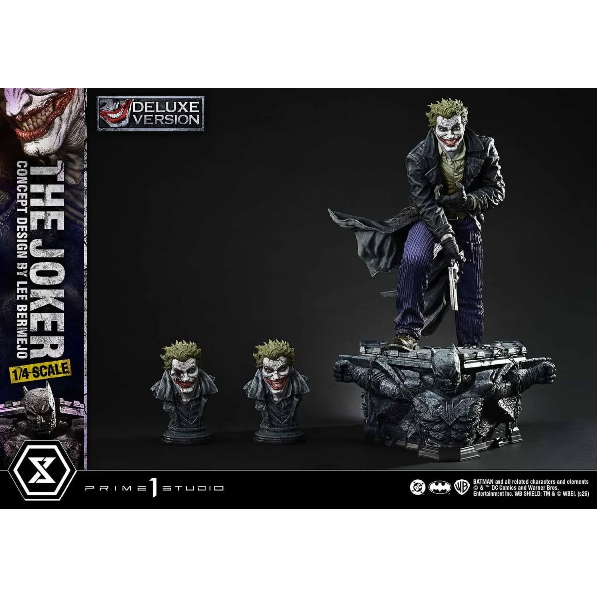 Prime 1 Studio - The Joker (Diseño conceptual de Lee Bermejo) DX Bonus Version - Ultimate Premium Masterline Series 1/4