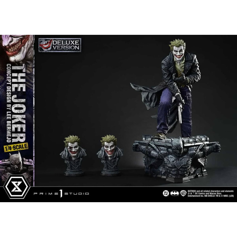 Prime 1 Studio - The Joker (Diseño conceptual de Lee Bermejo) DX Bonus Version - Ultimate Premium Masterline Series 1/4
