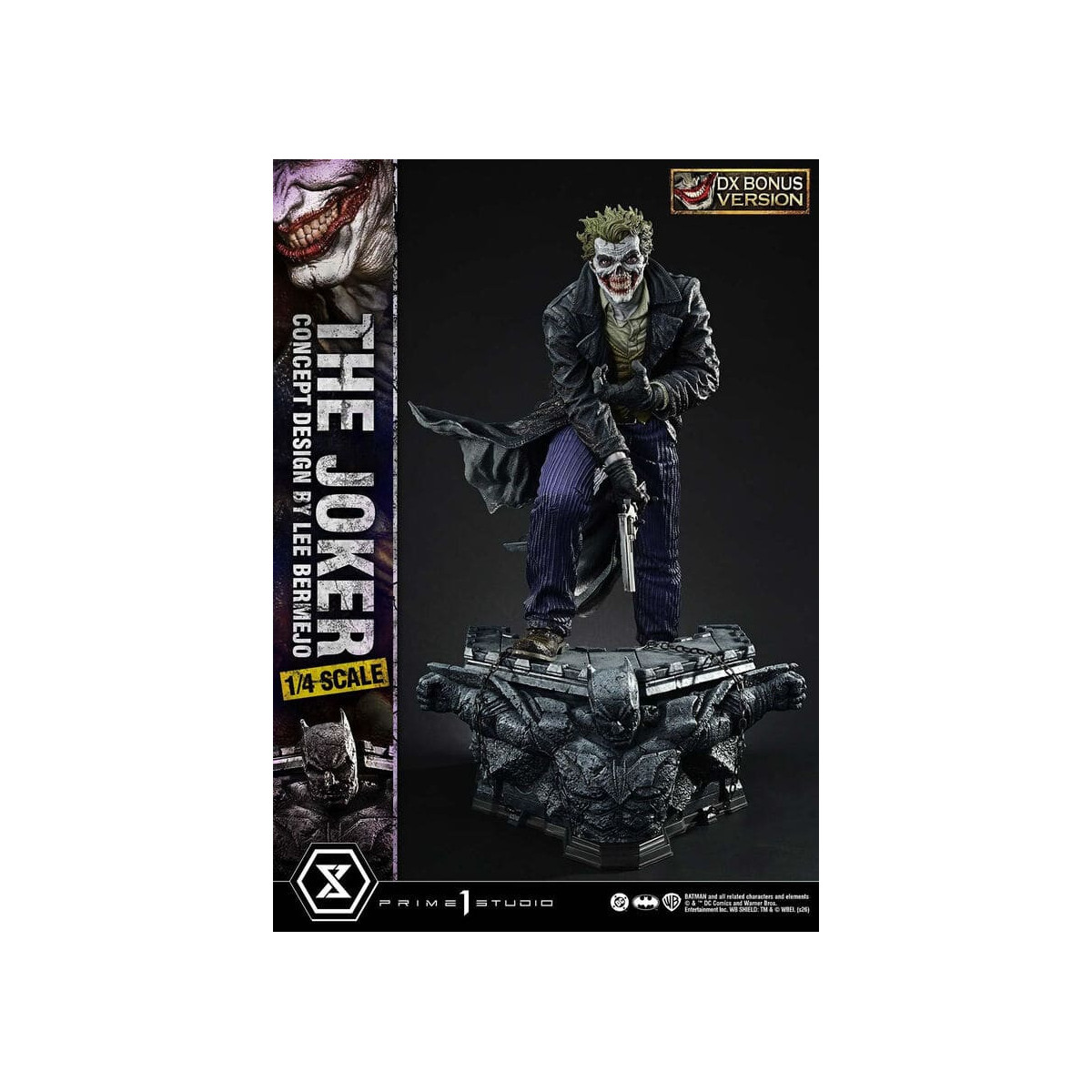 Prime 1 Studio - The Joker (Diseño conceptual de Lee Bermejo) DX Bonus Version - Ultimate Premium Masterline Series 1/4