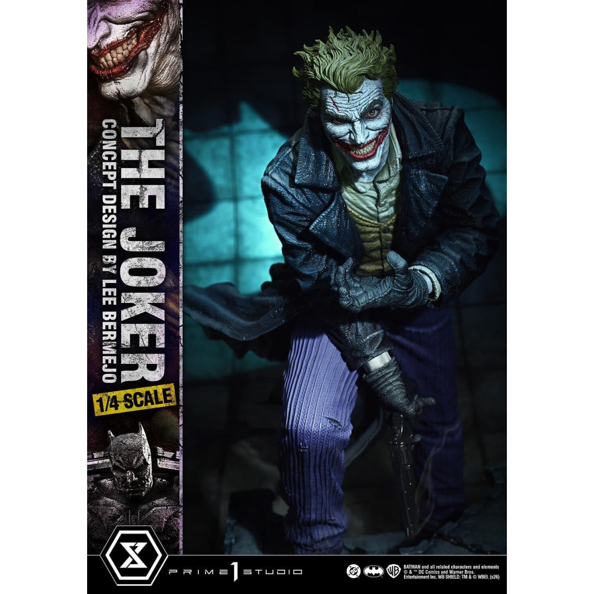 Prime 1 Studio - The Joker (Diseño conceptual de Lee Bermejo) DX Bonus Version - Ultimate Premium Masterline Series 1/4