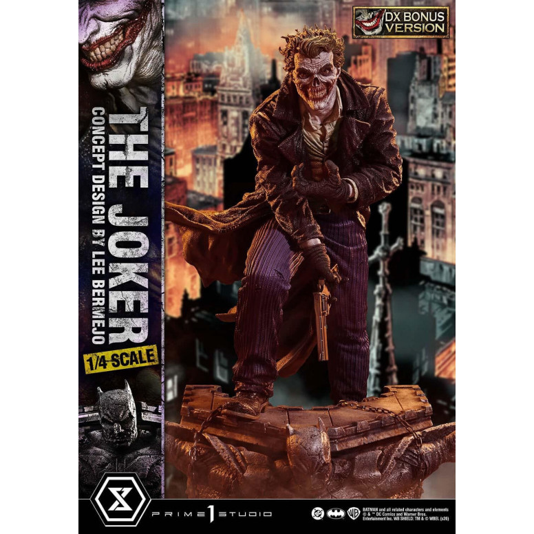Prime 1 Studio - The Joker (Diseño conceptual de Lee Bermejo) DX Bonus Version - Ultimate Premium Masterline Series 1/4