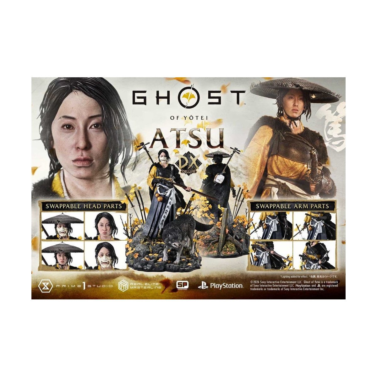 Prime 1 Studio - Ghost of Yotei - Atsu DX Bonus Version - Real Elite Masterline Series 1/4