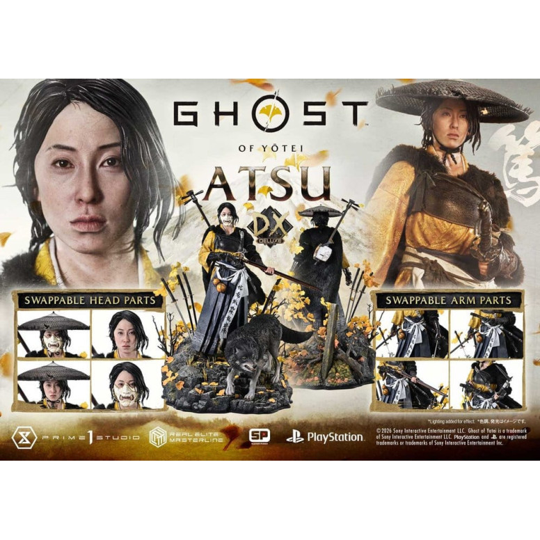 Prime 1 Studio - Ghost of Yotei - Atsu DX Bonus Version - Real Elite Masterline Series 1/4