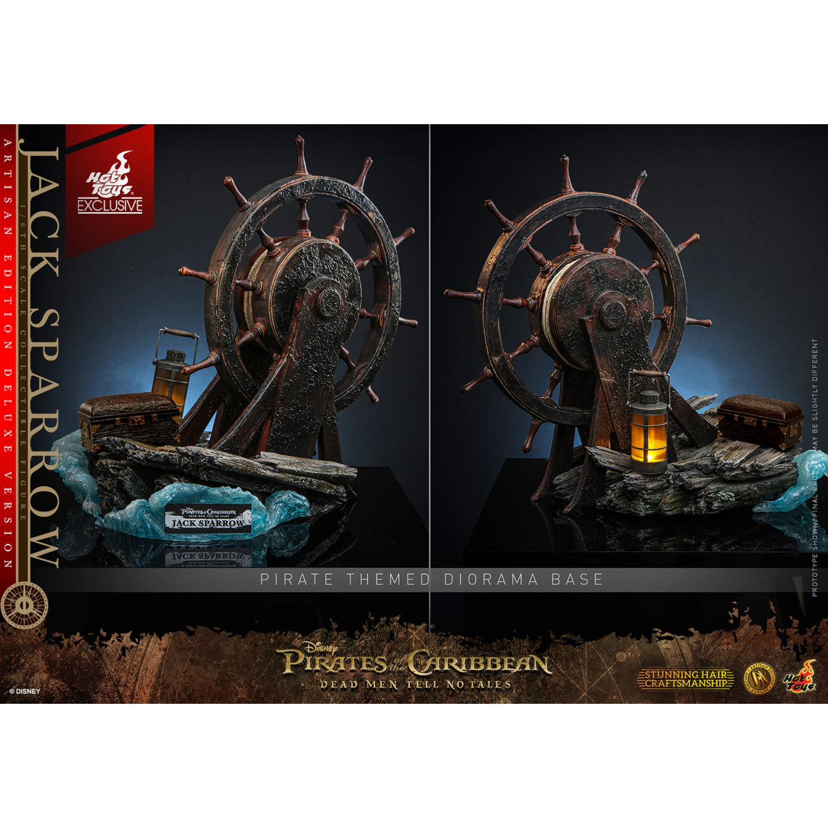 Hot Toys Piratas del Caribe - Jack Sparrow Artisan Edition Deluxe Version - Dead Men Tell No Tales
