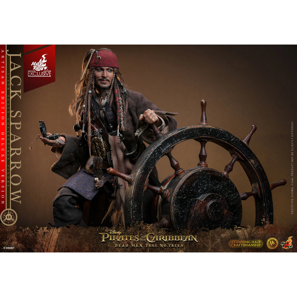 Hot Toys Piratas del Caribe - Jack Sparrow Artisan Edition Deluxe Version - Dead Men Tell No Tales