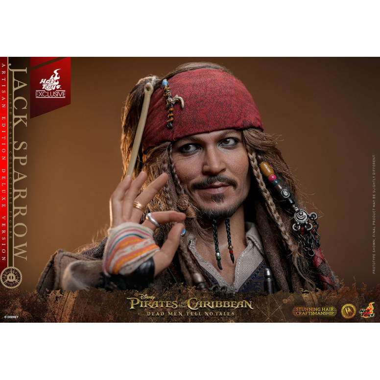 Hot Toys Piratas del Caribe - Jack Sparrow Artisan Edition Deluxe Version - Dead Men Tell No Tales
