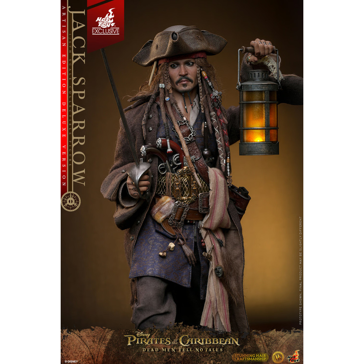 Hot Toys Piratas del Caribe - Jack Sparrow Artisan Edition Deluxe Version - Dead Men Tell No Tales