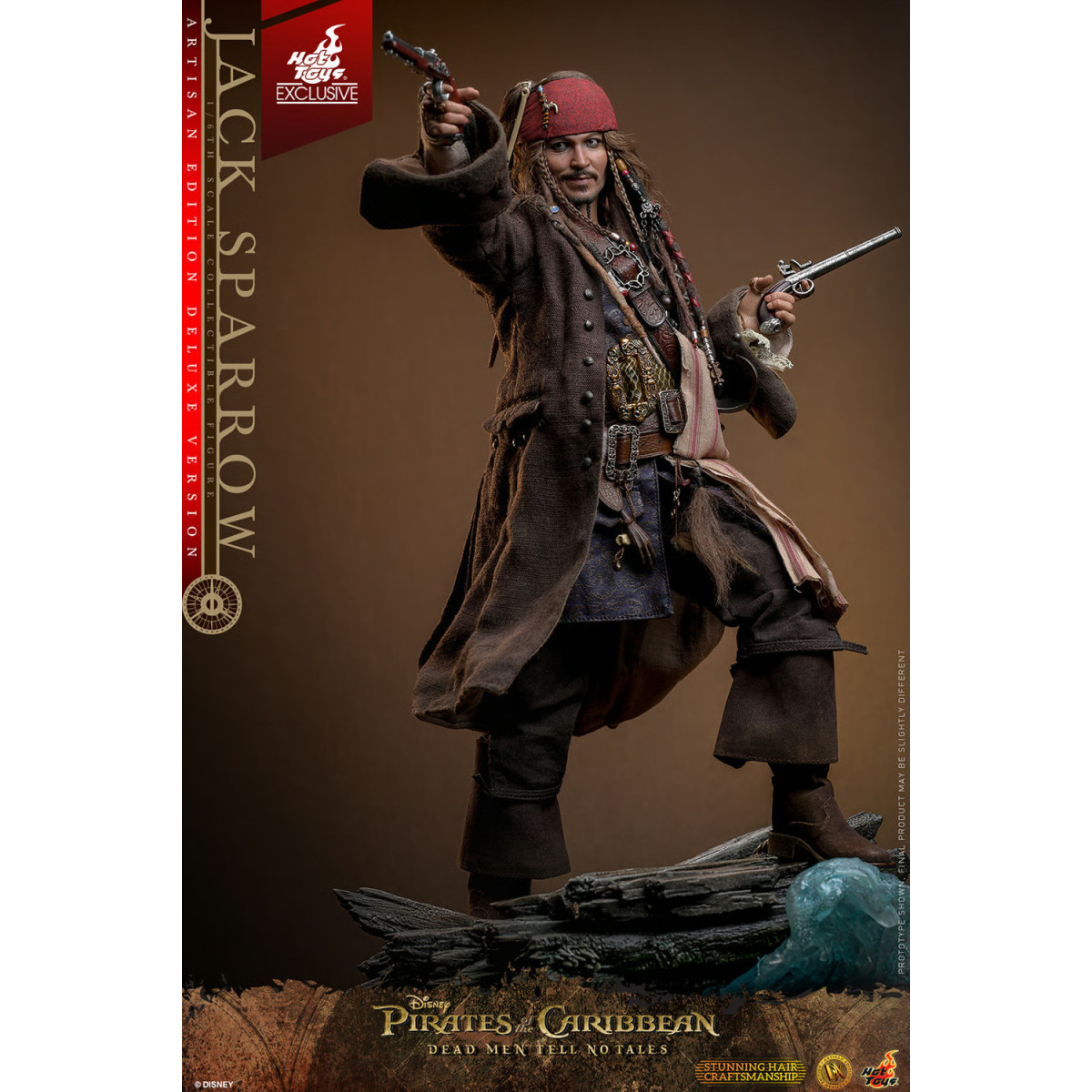 Hot Toys Piratas del Caribe - Jack Sparrow Artisan Edition Deluxe Version - Dead Men Tell No Tales