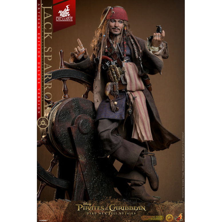Hot Toys Piratas del Caribe - Jack Sparrow Artisan Edition Deluxe Version - Dead Men Tell No Tales