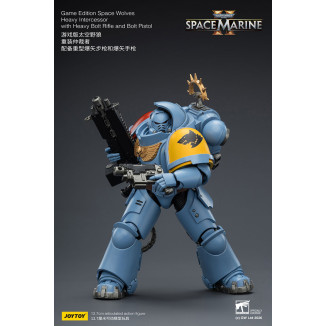 JoyToy - Space Marines II - Space Wolves - Intercesor Pesado con Rifle de Cerrojo Pesado y Pistola de Cerrojo 1/18