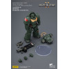 JoyToy - Space Marines II - Dark Angels - Intercesor Pesado con Rifle de Cerrojo Pesado y Pistola de Cerrojo 1/18