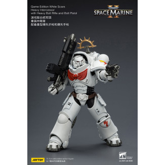 JoyToy - Space Marines II - Cicatrices Blancas - Intercesor Pesado con Rifle de Cerrojo Pesado y Pistola de Cerrojo 1/18
