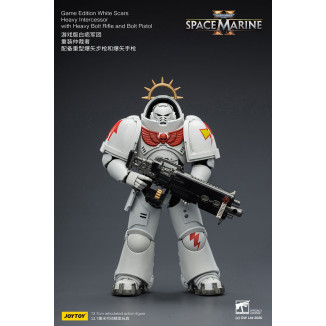 JoyToy - Space Marines II - Cicatrices Blancas - Intercesor Pesado con Rifle de Cerrojo Pesado y Pistola de Cerrojo 1/18