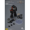 JoyToy - Space Marines II - Guardia del Cuervo - Intercesor Pesado con Rifle de Cerrojo Pesado y Pistola de Cerrojo 1/18