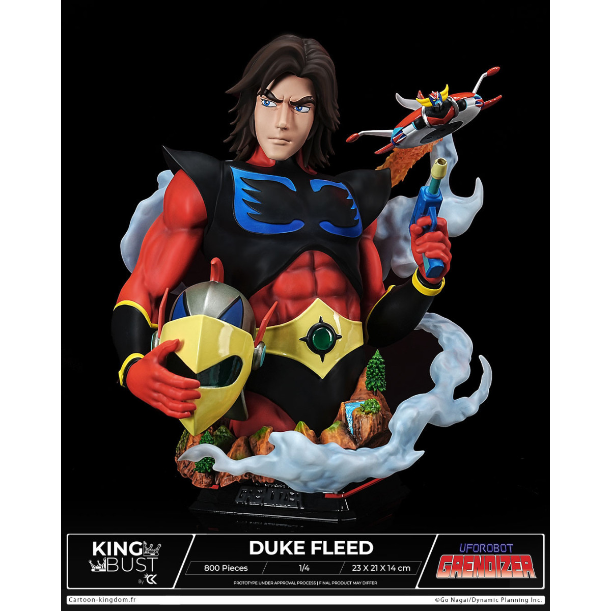 Cartoon Kingdom - Rey Busto Actarus 1/4 - Grendizer Grendizer - Edición Limitada