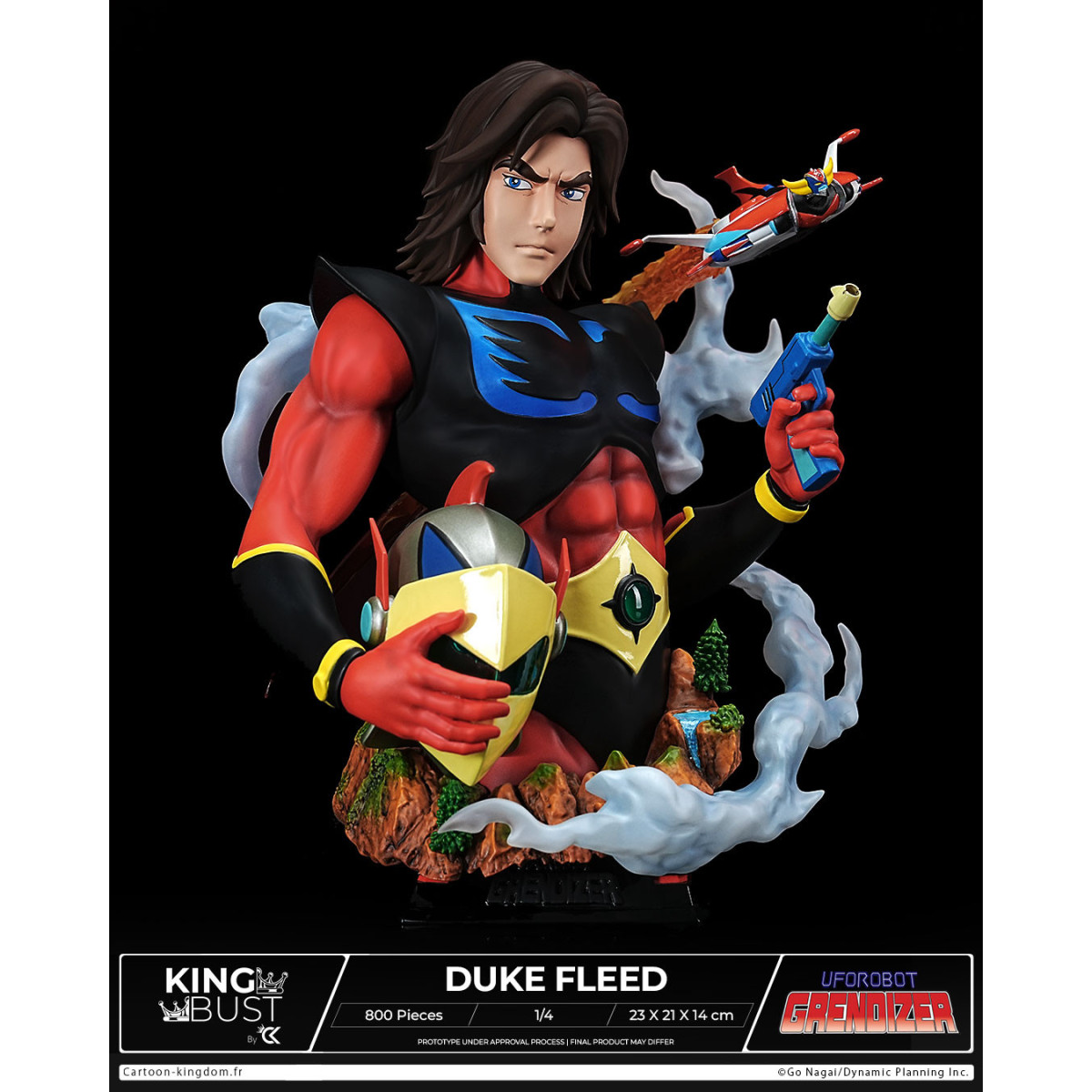 Cartoon Kingdom - Rey Busto Actarus 1/4 - Grendizer Grendizer - Edición Limitada