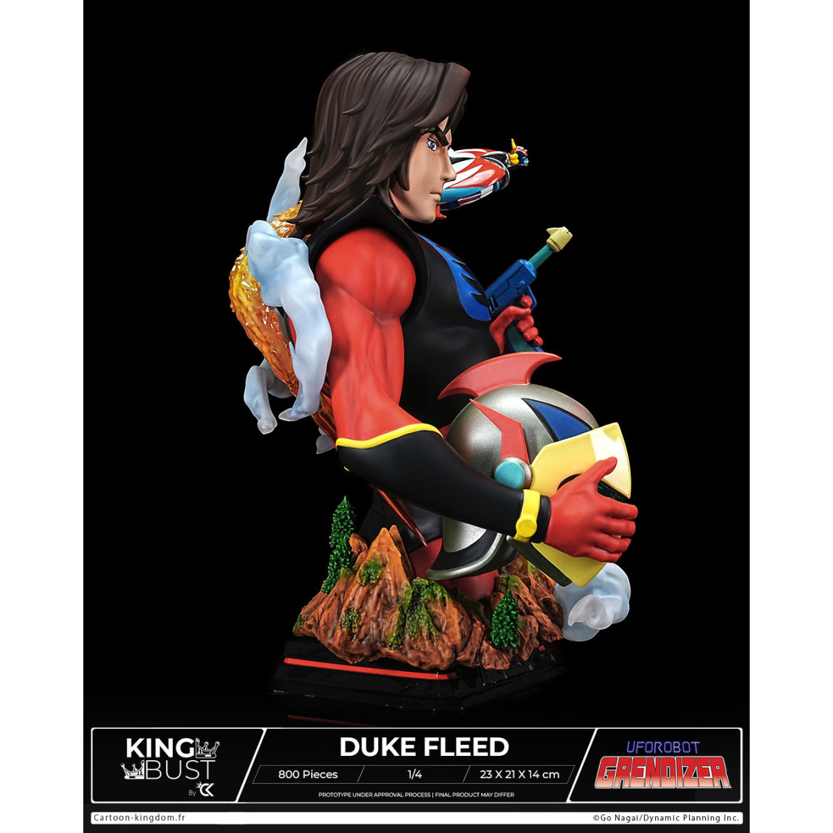 Cartoon Kingdom - Rey Busto Actarus 1/4 - Grendizer Grendizer - Edición Limitada