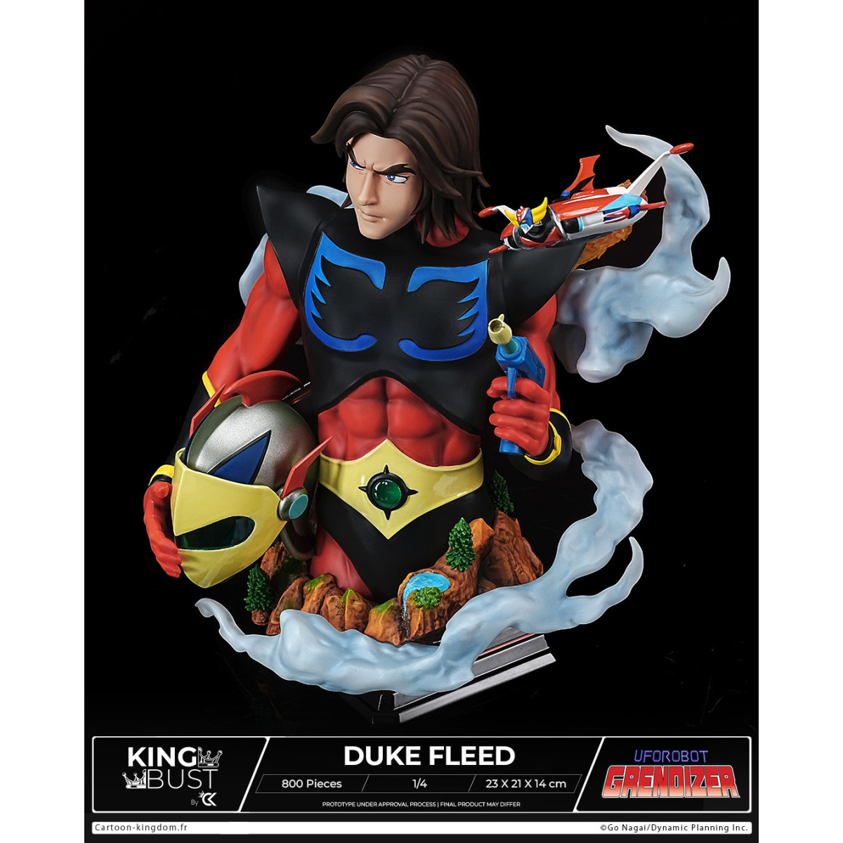 Cartoon Kingdom - Rey Busto Actarus 1/4 - Grendizer Grendizer - Edición Limitada