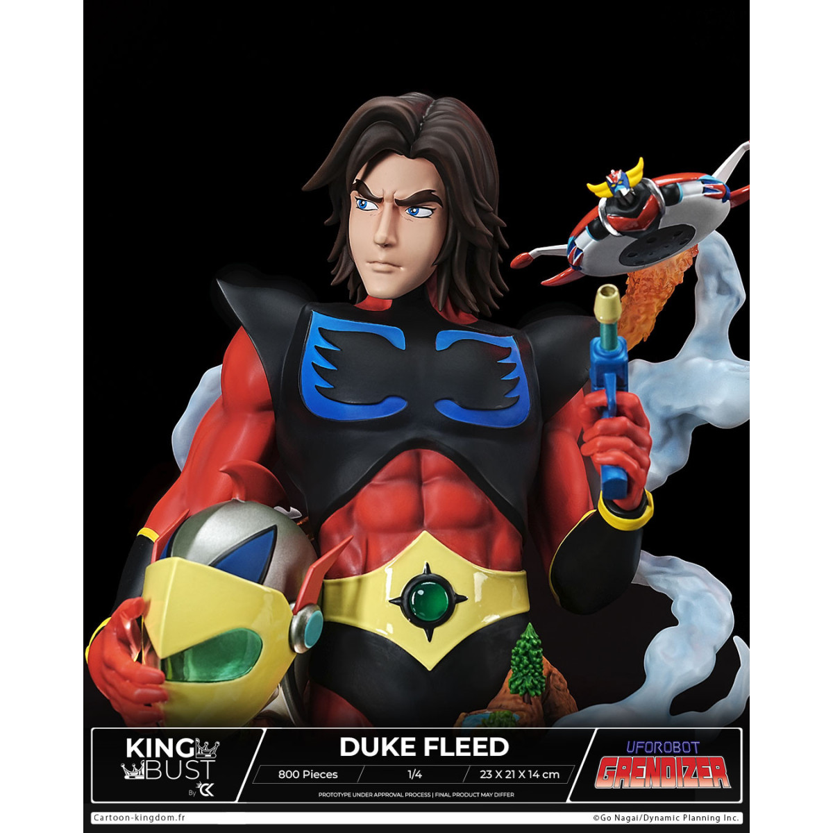 Cartoon Kingdom - Rey Busto Actarus 1/4 - Grendizer Grendizer - Edición Limitada