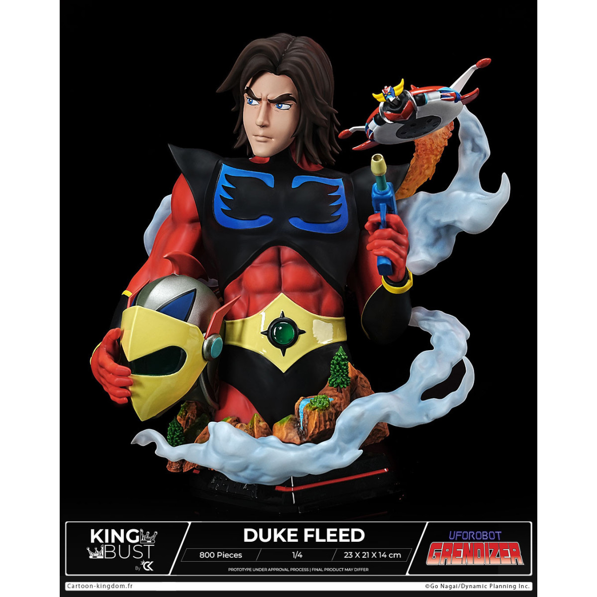 Cartoon Kingdom - Rey Busto Actarus 1/4 - Grendizer Grendizer - Edición Limitada