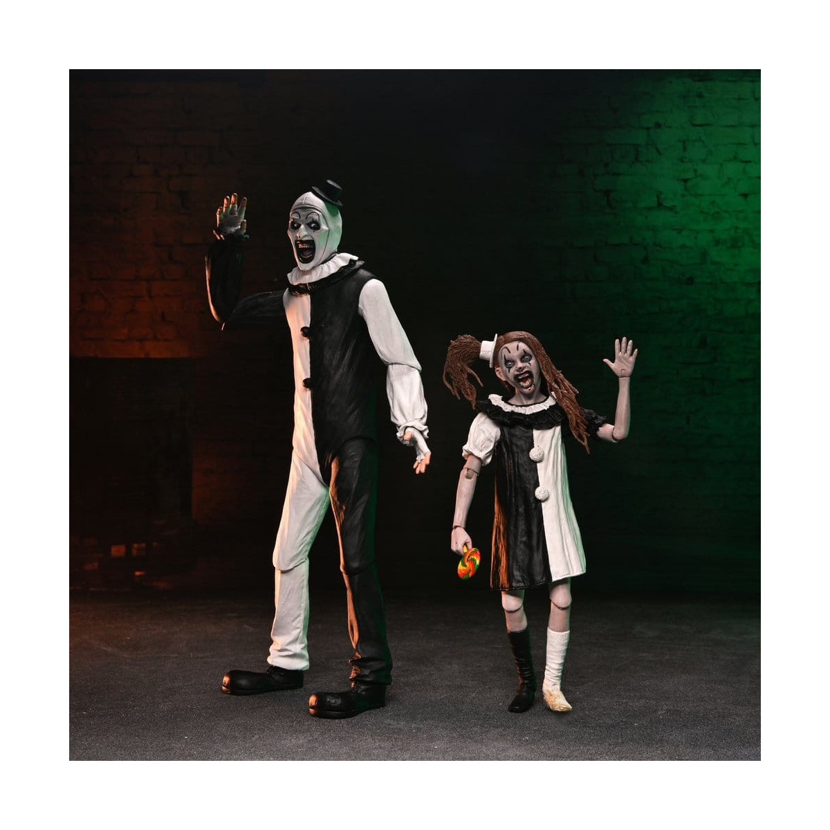 Neca Aterrador 2 - Ultimate Art the Clown & Little Pale Girl