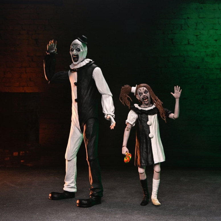 Neca Aterrador 2 - Ultimate Art the Clown & Little Pale Girl